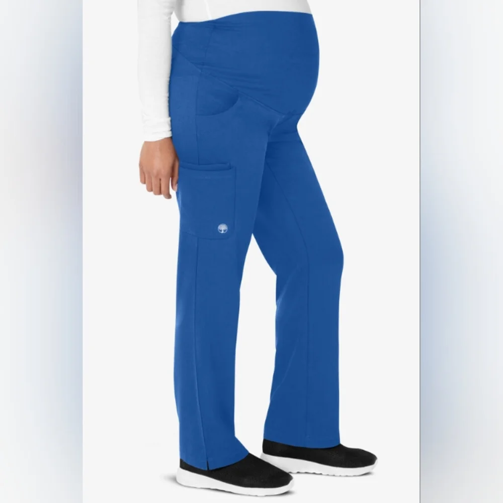 HH Works by Healing Hands Rose Women's  STRETCH Maternity Scrub Pants Si…